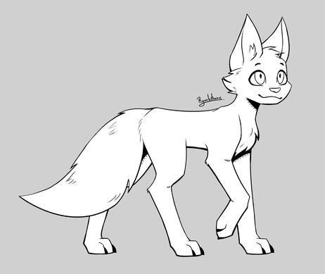 Full body (lineart), no background